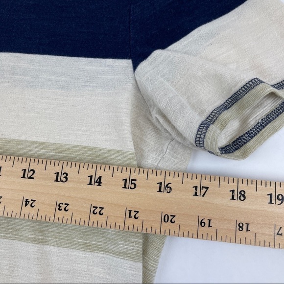 Express Tshirt Womens Small Petite Black White Tank Striped Crew Neck - Picture 5 of 8